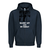 Navy hangin' out with my family (birdemic) Zipper Hoodie - tuanDangUi