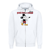 White michael the mouse Zipper Hoodie - tuanDangUi