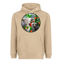 Mushroom christmas southdown baby sheeps Heavyweight Hoodie - LillyAllenDesigns