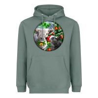 Sage christmas southdown baby sheeps Heavyweight Hoodie - LillyAllenDesigns