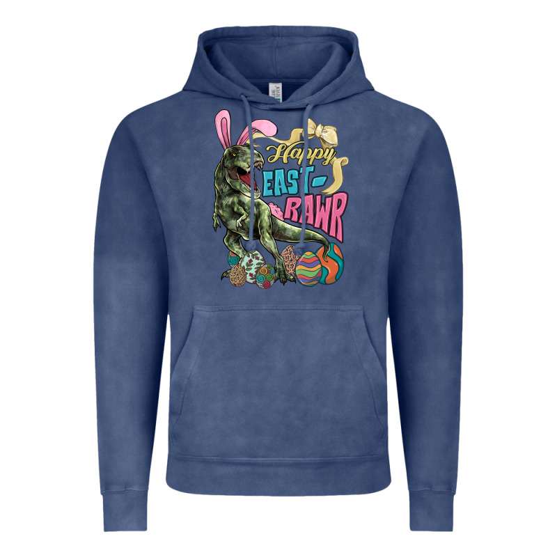 Happy Easter Day T-rex Vintage Hoodie by NancyCooperArtShop | Teevron
