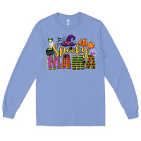 Colony Blue spooky mama Long Sleeve Tee - CowGirlArtShop