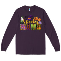 Plum spooky mama Long Sleeve Tee - CowGirlArtShop