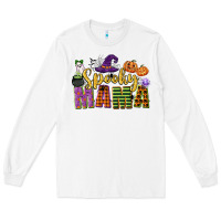 White spooky mama Long Sleeve Tee - CowGirlArtShop