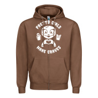 Chestnut pretty girls make graves Zipper Hoodie - tuanDangUi