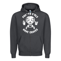 Smoke pretty girls make graves Zipper Hoodie - tuanDangUi
