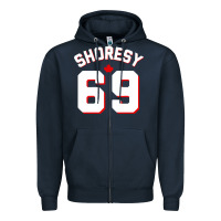 Navy letterkenny shoresy 69   shoresy Zipper Hoodie - tuanDangUi