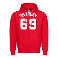 Red letterkenny shoresy 69   shoresy Zipper Hoodie - tuanDangUi