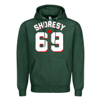 Sports Green letterkenny shoresy 69   shoresy Zipper Hoodie - tuanDangUi