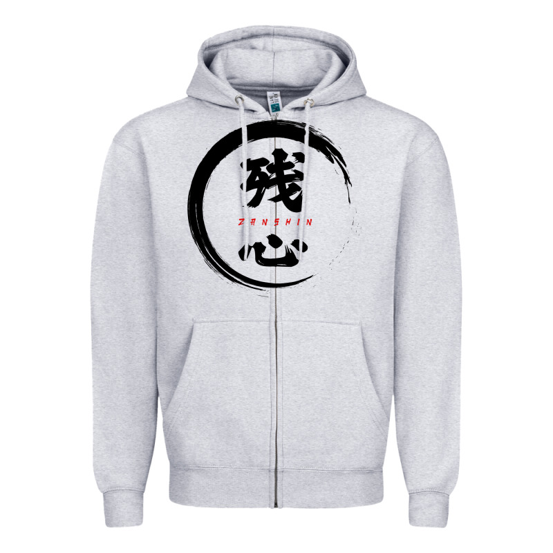 Zanshin   Remaining Mind Zipper Hoodie by tuanDangUi | Teevron