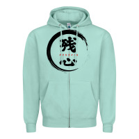 Seafoam zanshin   remaining mind Zipper Hoodie - tuanDangUi