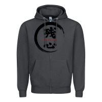 Smoke zanshin   remaining mind Zipper Hoodie - tuanDangUi