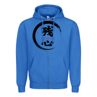 True Royal zanshin   remaining mind Zipper Hoodie - tuanDangUi