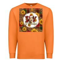 Carrot joy to the world christmas cow Premium Sweatshirt - LillyAllenDesigns