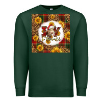 Joy To The World Christmas Cow Premium Sweatshirt | Teevron