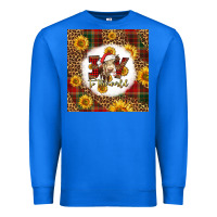 True Royal joy to the world christmas cow Premium Sweatshirt - LillyAllenDesigns