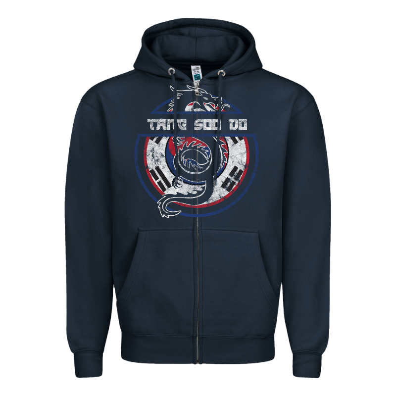 Tang Soo Do Hoodie Martial Arts Gift Dragon Korean Zipper Hoodie by tuanDangUi | Teevron