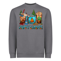 Storm Happy Camper Coffee Cups Heavyweight Sweatshirt - FaDigitalArtStudio