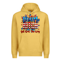 Antique Gold boom bitch get out the way Premium Hoodie - RanaPortraitStore