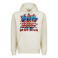 Oatmeal Heather boom bitch get out the way Premium Hoodie - RanaPortraitStore