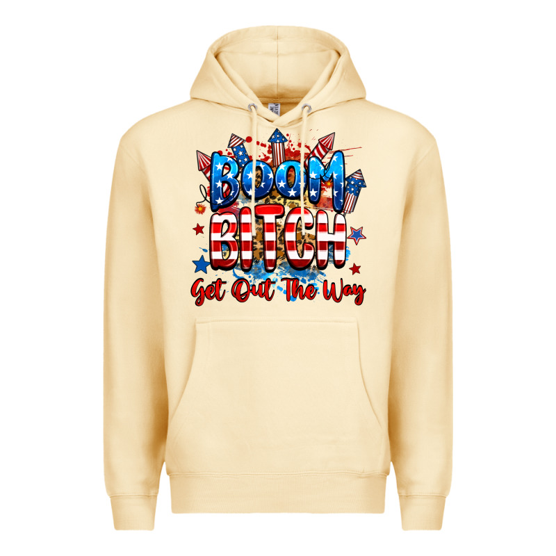 Boom Bitch Get Out The Way Premium Hoodie by RanaPortraitStore | Teevron