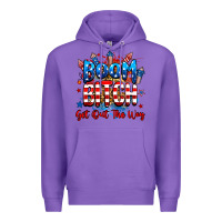 Purple boom bitch get out the way Premium Hoodie - RanaPortraitStore