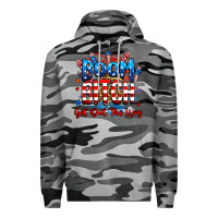 Slate Camo boom bitch get out the way Premium Hoodie - RanaPortraitStore