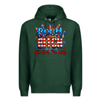 Sports Green boom bitch get out the way Premium Hoodie - RanaPortraitStore