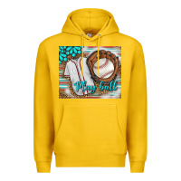 Lemon Baseball Play Ball With Leopard Mousepad Premium Hoodie - BundleAndBundleShop