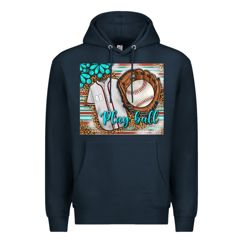 Baseball Play Ball With Leopard Mousepad Premium Hoodie by BundleAndBundleShop | Teevron