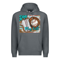 Rock Baseball Play Ball With Leopard Mousepad Premium Hoodie - BundleAndBundleShop
