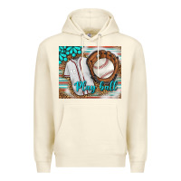 Sandshell Baseball Play Ball With Leopard Mousepad Premium Hoodie - BundleAndBundleShop