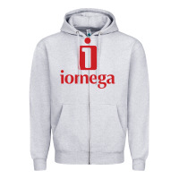 Heather Grey iomega Zipper Hoodie - tuanDangUi