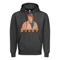 Charcoal Heather gary busey Zipper Hoodie - tuanDangUi