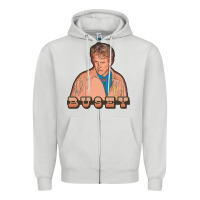 Dove Grey gary busey Zipper Hoodie - tuanDangUi