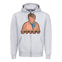 Heather Grey gary busey Zipper Hoodie - tuanDangUi