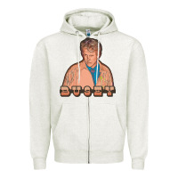 Oatmeal Heather gary busey Zipper Hoodie - tuanDangUi