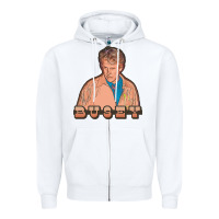 White gary busey Zipper Hoodie - tuanDangUi