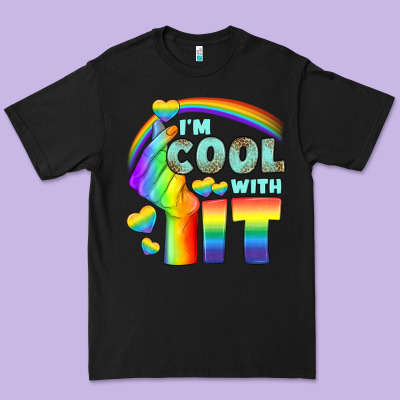 Lgbtq İ'm Cool With İt Premium Tee Designed By Bundleandbundleshop