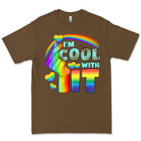Cacao Lgbtq İ'm Cool With İt Premium Tee - BundleAndBundleShop