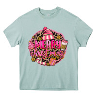Arona pink merry christmas Heavy Core Tee - MaliasSmallBusiness