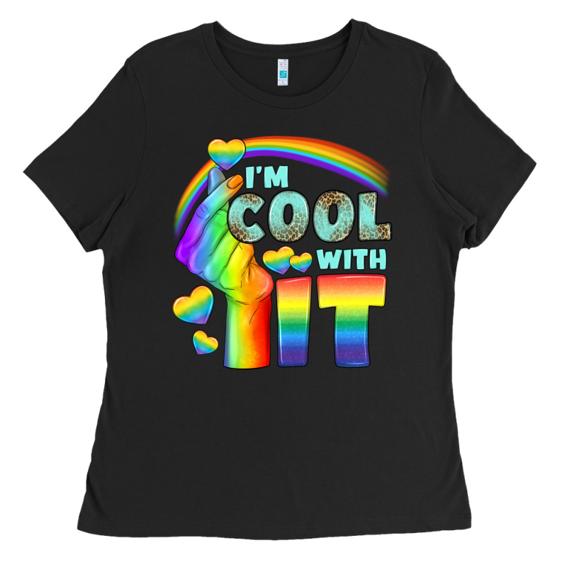 Lgbtq İ'm Cool With İt Ladies Tee by BundleAndBundleShop | Teevron