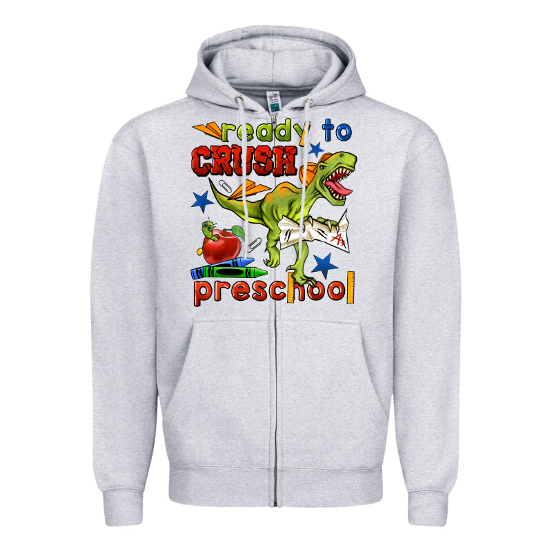 Ready To Crush Preschool Zipper Hoodie by BundleAndBundleShop | Teevron