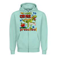 Seafoam ready to crush preschool Zipper Hoodie - BundleAndBundleShop