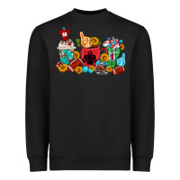 Black Coffee And American Football Coffee Cups Heavyweight Sweatshirt - FaDigitalArtStudio