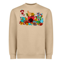 Mushroom Coffee And American Football Coffee Cups Heavyweight Sweatshirt - FaDigitalArtStudio