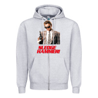 Heather Grey sledge hammer Zipper Hoodie - tuanDangUi