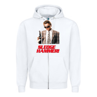 White sledge hammer Zipper Hoodie - tuanDangUi