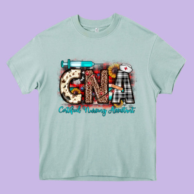 Christmas Cna Certified Nursing Assistant Heavy Core Tee Designed By Jahusdesignshop