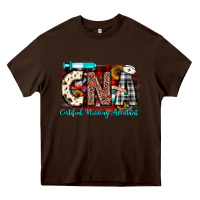 Chocolate Brown Christmas cna certified nursing assistant Heavy Core Tee - JahusDesignShop